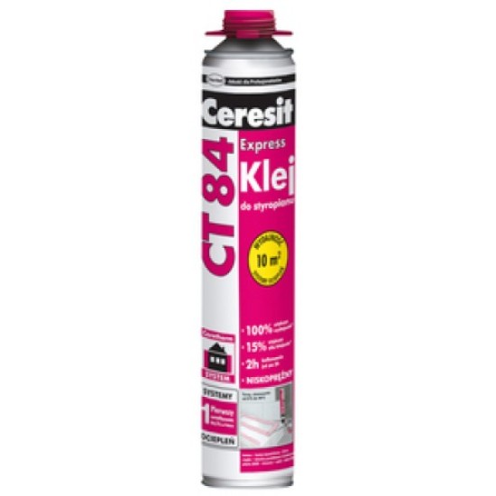 Ceresit CT84 Express - Foam Adhesive for Internal and External Wall Insulation Boards Ceresit CT84 Express - Foam Adhesive for Internal and External Wall Insulation Boards