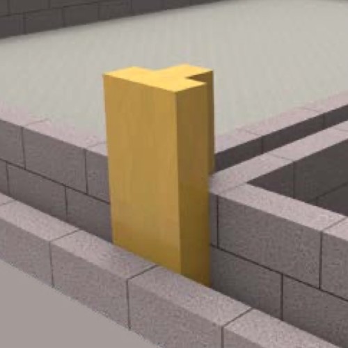 ARC T-Barrier Foundation for 100mm Party Wall Cavity - Fire Barrier for Party Wall Junctions at Foundation Level - Pack of 12 ARC T-Barrier Foundation for 100mm Party Wall Cavity - Fire Barrier for Party Wall Junctions at Foundation Level - Pack of 12