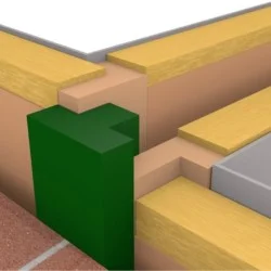 ARC T-Barrier Timber Frame for 100mm Party Wall Cavity - Fire Barrier for Timber Frame Party Wall Junctions - Pack of 12