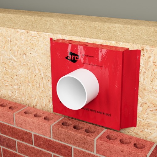 ARC TCB Square for 100mm Cavity - Cavity Barrier around Service Penetrations in External Timber Frame Walls - 115mm x 500mm x 500mm ARC TCB Square for 100mm Cavity - Cavity Barrier around Service Penetrations in External Timber Frame Walls - 115mm x 500mm x 500mm