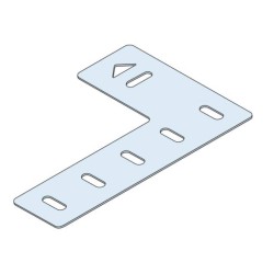 215mm Ancon Reveal Support Plate - Stainless Steel 215mm Ancon Reveal Support Plate - Stainless Steel