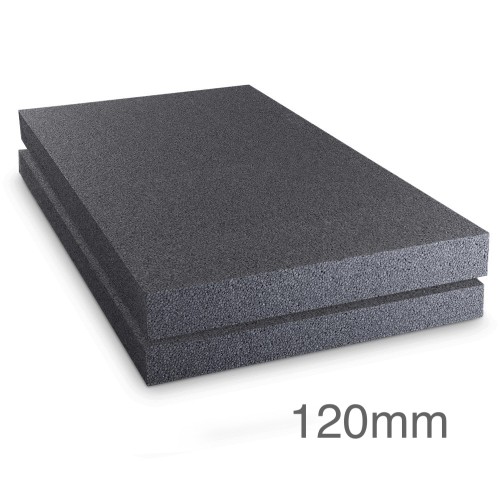 120mm Grey Polystyrene (Graphite EPS) for External Wall Insulation (pack of 5)