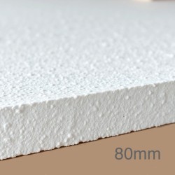 80mm White Polystyrene Board (EPS) for External Wall Insulation (pack of 7) 80mm White Polystyrene Board (EPS) for External Wall Insulation (pack of 7)