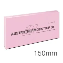 150mm XPS 300 Insulation Board - Rebated Edge - 600mm x 1250mm - Austrotherm TOP-F 30 SF