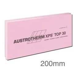 200mm XPS 300 Insulation Board - Rebated Edge - 600mm x 1250mm - Austrotherm TOP-F 30 SF