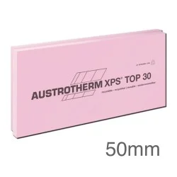50mm XPS 300 Insulation Board - Rebated Edge - 600mm x 1250mm - Austrotherm TOP-F 30 SF