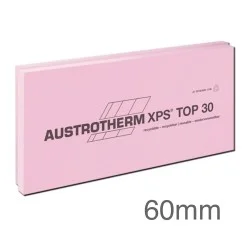 60mm XPS 300 Insulation Board - Rebated Edge - 600mm x 1250mm - Austrotherm TOP-F 30 SF