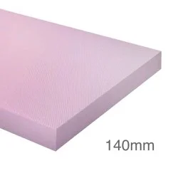 140mm Roughened XPS 300 Insulation Render Board - Straight Edge - 600mm x 1250mm - Austrotherm TOP-F P GK