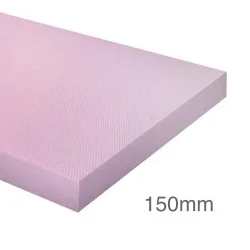 150mm Roughened XPS 300 Insulation Render Board - Straight Edge - 600mm x 1250mm - Austrotherm TOP-F P GK
