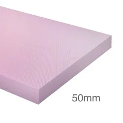 50mm Roughened XPS 300 Insulation Render Board - Straight Edge - 600mm x 1250mm - Austrotherm TOP-F P GK