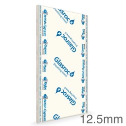 12.5mm British Gypsum Glasroc X Sheathing Board - 1200mm x 2400mm 12.5mm British Gypsum Glasroc X Sheathing Board - 1200mm x 2400mm