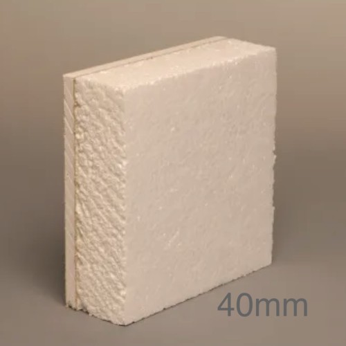 40mm Gyproc Thermaline Basic Insulated Plasterboard - (30.5mm EPS and 9.5mm Gypsum Wallboard) 40mm Gyproc Thermaline Basic Insulated Plasterboard - (30.5mm EPS and 9.5mm Gypsum Wallboard)