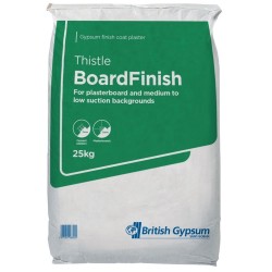 British Gypsum Thistle Board Finish Plaster- 25kg - pallet of 56 British Gypsum Thistle Board Finish Plaster- 25kg - pallet of 56