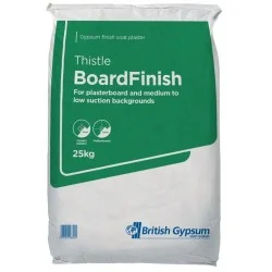 British Gypsum Thistle Board Finish Plaster- 25kg - pallet of 56