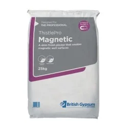 British Gypsum ThistlePro Magnetic Plaster- 25kg - pallet of 24