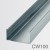 100mm Galvanised Steel Wall Stud CW-100 - Deep Flange Main Profile - 3000mm length