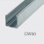 50mm Galvanised Steel Wall Stud CW-50 - Deep Flange Main Profile - 3000mm length
