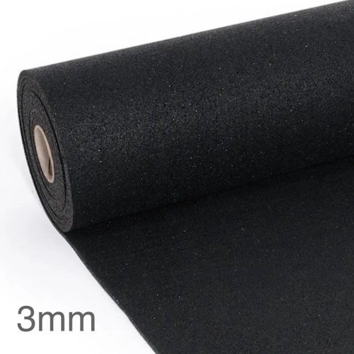 3mm Cellecta Rubberfon Impact Acoustic Underlay Roll - High Density Under Screed Resilient Layer 3mm Cellecta Rubberfon Impact Acoustic Underlay Roll - High Density Under Screed Resilient Layer