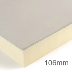 106mm Cellecta Hexatherm XCPL Faced Thermal Laminate Board for Car Park Soffits - Extruded Polystyrene (XPS) 106mm Cellecta Hexatherm XCPL Faced Thermal Laminate Board for Car Park Soffits - Extruded Polystyrene (XPS)