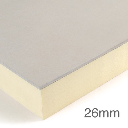 26mm Cellecta Hexatherm XCPL Faced Thermal Laminate Board for Car Park Soffits - Extruded Polystyrene (XPS) 26mm Cellecta Hexatherm XCPL Faced Thermal Laminate Board for Car Park Soffits - Extruded Polystyrene (XPS)