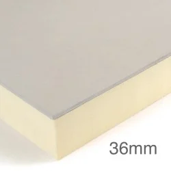 36mm Cellecta Hexatherm XCPL Faced Thermal Laminate Board for Car Park Soffits - Extruded Polystyrene (XPS)