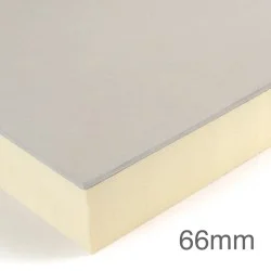 66mm Cellecta Hexatherm XCPL Faced Thermal Laminate Board for Car Park Soffits - Extruded Polystyrene (XPS)