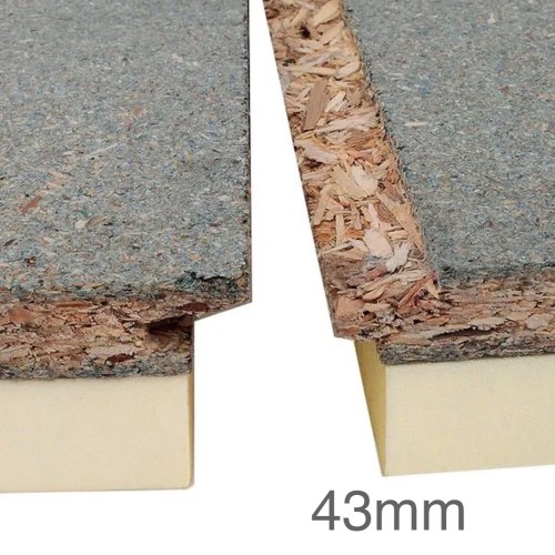 43mm Cellecta Hexatherm XCHiP Thermal Laminate Chipboard - XPS Insulation 43mm Cellecta Hexatherm XCHiP Thermal Laminate Chipboard - XPS Insulation