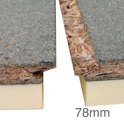 78mm Cellecta Hexatherm XCHiP Thermal Laminate Chipboard - XPS Insulation 78mm Cellecta Hexatherm XCHiP Thermal Laminate Chipboard - XPS Insulation