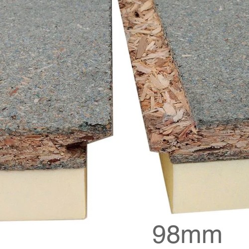 98mm Cellecta Hexatherm XCHiP Thermal Laminate Chipboard - XPS Insulation 98mm Cellecta Hexatherm XCHiP Thermal Laminate Chipboard - XPS Insulation