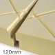 120mm Cellecta Hexatherm XDRAiN Drainage Channel Inverted Roof Board - XPS Insulation