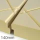 140mm Cellecta Hexatherm XDRAiN Drainage Channel Inverted Roof Board - XPS Insulation