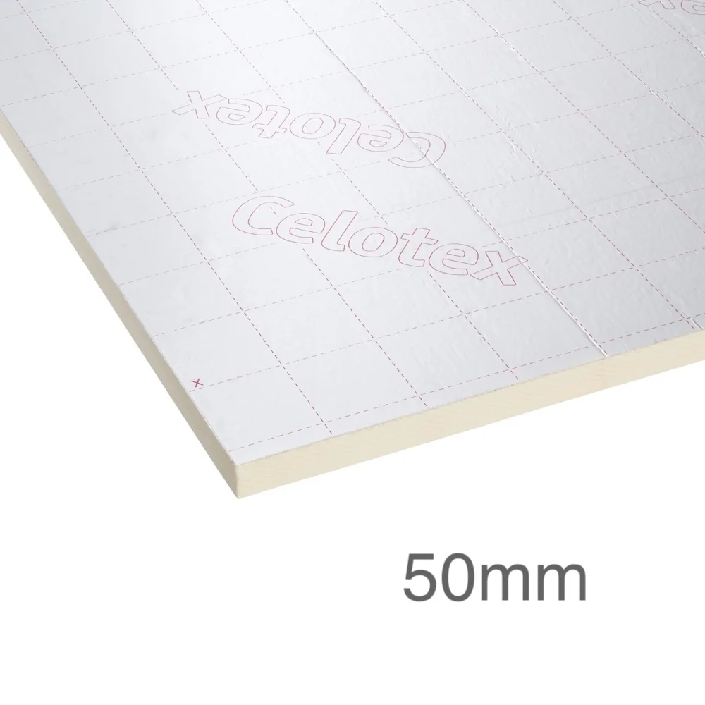 50mm Celotex CW4050 | Rigid PIR Cavity Insulation Board | CW4000