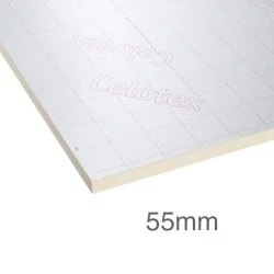 55mm Celotex CW4000 Rigid PIR Cavity Insulation Board (pack of 9)