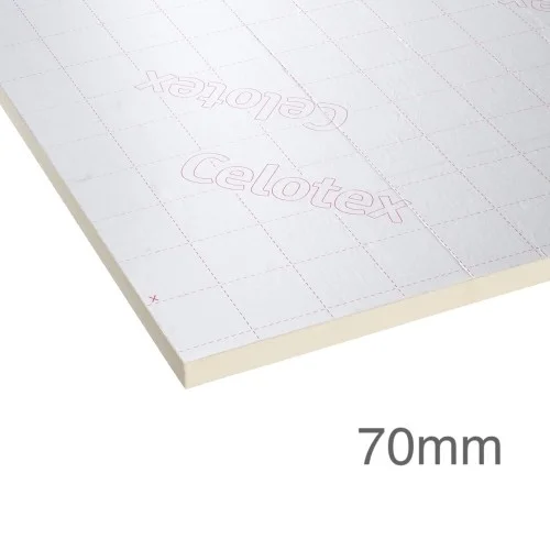 70mm Celotex GA4000 PIR Insulation Board - GA4070 70mm Celotex GA4000 PIR Insulation Board - GA4070