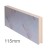 115mm Celotex Thermaclass Cavity Wall 21 - Rigid PIR Full Fill Cavity Insulation Board (pack of 5)