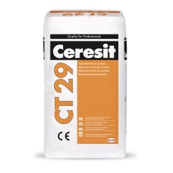Ceresit CT29 Smooth Mineral Exterior Filler and Skim Coat - 25Kg Ceresit CT29 Smooth Mineral Exterior Filler and Skim Coat - 25Kg
