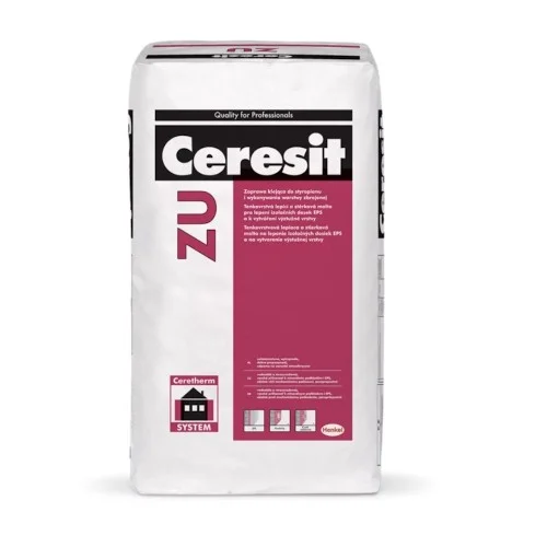 Ceresit ZU Insulation and Mesh Adhesive and Base Coat Render for Insulated Render Systems Ceresit ZU Insulation and Mesh Adhesive and Base Coat Render for Insulated Render Systems