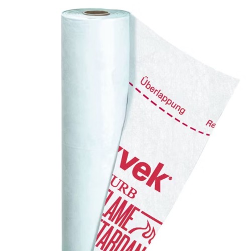 DuPont Tyvek FireCurb Housewrap Breather Membrane - 1.5m x 50m DuPont Tyvek FireCurb Housewrap Breather Membrane - 1.5m x 50m