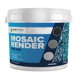 EWI-050 Mosaic Render - 25kg Tub - White, Black or Grey
