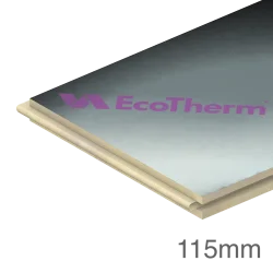 115mm Ecotherm Eco-Cavity Full Fill Cavity Wall PIR Insulation Board - 1200mm x 450mm - pack of 4