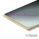 115mm Ecotherm Eco-Cavity Full Fill Cavity Wall PIR Insulation Board - 1200mm x 450mm - pack of 4