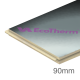 90mm Ecotherm Eco-Cavity Full Fill Cavity Wall PIR Insulation Board - 1200mm x 450mm - pack of 4