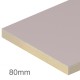 80mm EcoTherm Eco-Bond Flat Roof PIR Insulation Board - 1200mm x 1200mm - pack of 4