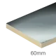 60mm EcoTherm Eco-Fix Flat Roof PIR Insulation Board - 1200mm x 2400mm - pack of 5