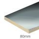 80mm EcoTherm Eco-Fix Flat Roof PIR Insulation Board - 1200mm x 2400mm - pack of 4
