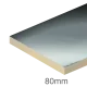 80mm EcoTherm Eco-Fix Flat Roof PIR Insulation Board - 1200mm x 2400mm - pack of 4