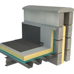 130mm EcoTherm Eco-Fix Flat Roof PIR Insulation Board - 1200mm x 2400mm - pack of 2
