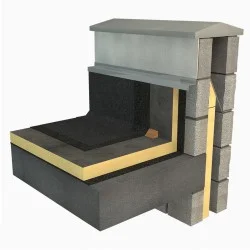 100mm EcoTherm Eco-Torch Flat Roof PIR Insulation Board - 600mm x 1200mm - pack of 5