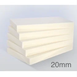 20mm PIR External Wall Insulation Board for Insulated Render - EUROPIR ETICS - 600mm x 1000mm