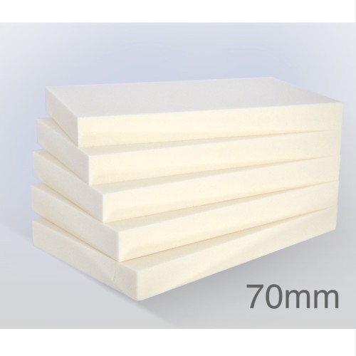 70mm PIR External Wall Insulation Board for Insulated Render - EUROPIR ETICS - 600mm x 1000mm